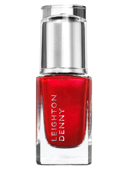 leighton denny Caught Red Handed | opaque metallic nail polish