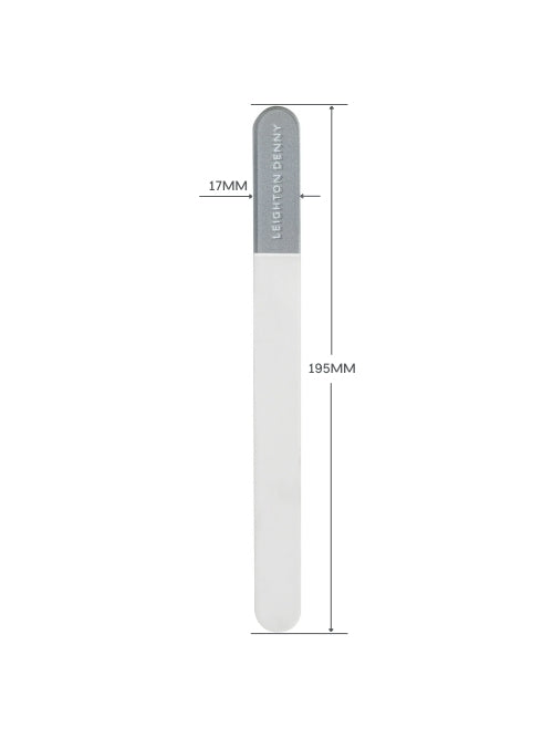 Leighton Denny Large Crystal Nail File (195mm) & Storage Box
