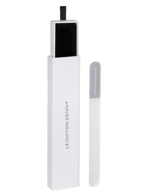 Leighton Denny Large Crystal Nail File (195mm) & Storage Box
