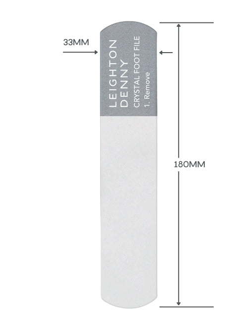 Leighton Denny Crystal Foot File 180mm