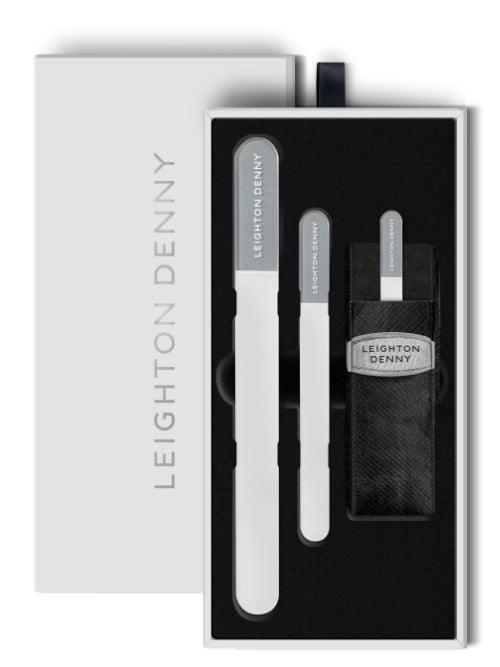 Leighton Denny Crystal Nail File Set