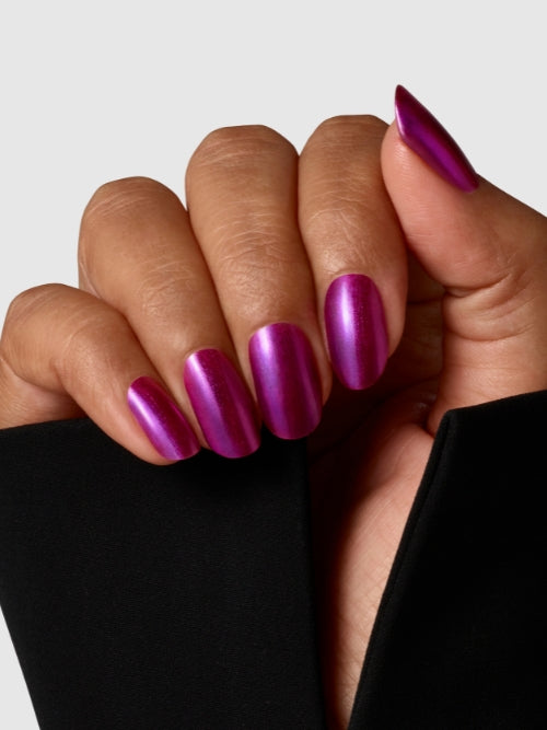 Leighton Denny Raspberry Crush | Opaque Metallic Nail Polish