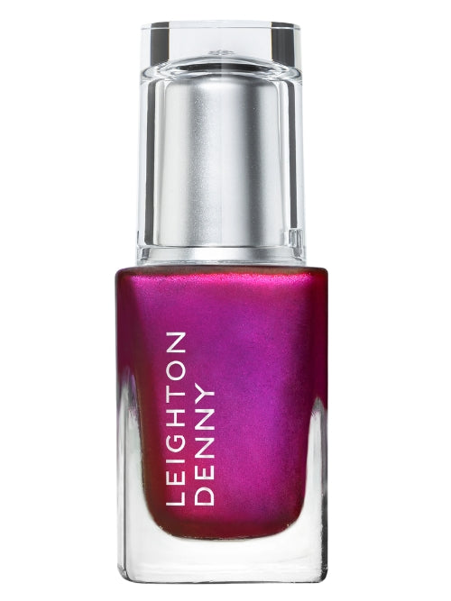 leighton denny Raspberry Crush | opaque metallic nail polish