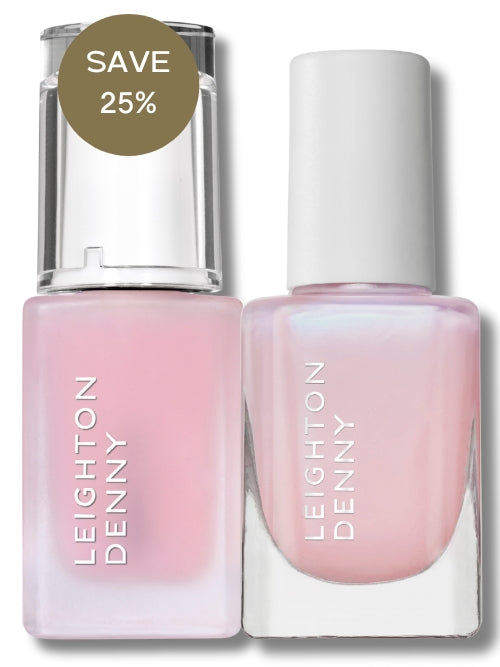leighton denny Thin & Weak Nails - Illuminating Nail Care Duo