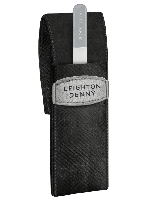 Leighton Denny Travel Crystal Nail File (90mm) & Eco Case