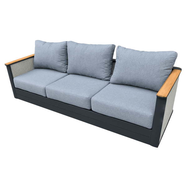Leisure Mod Arvin 4-Piece Conversation Set With Coffee Table Sofa And 2 Accent Chairs