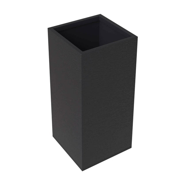 Leisure Mod Basalt Fiberstone And MgO Clay Modern Tall Square Planter Pot For Indoor And Outdoor