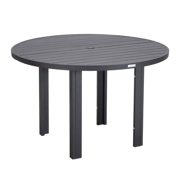 leisure mod Chelsea 48" & 60" Round Outdoor Aluminum Dining Table For Patio leisure mod Chelsea 48" & 60" Round Outdoor Aluminum Dining Table For Patio