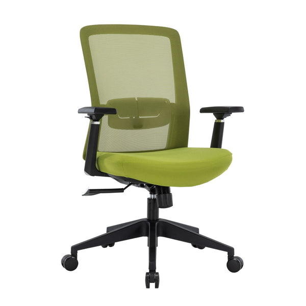 leisure mod Ingram Ergonomic Modern Office Mesh Task Chair With Adjustable Height