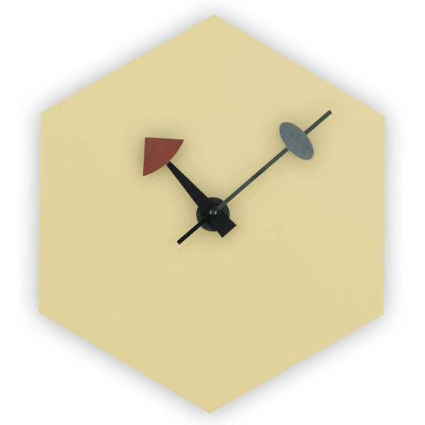 Leisure Mod Manchester Modern Hexagon Silent Non-Ticking Wall Clock