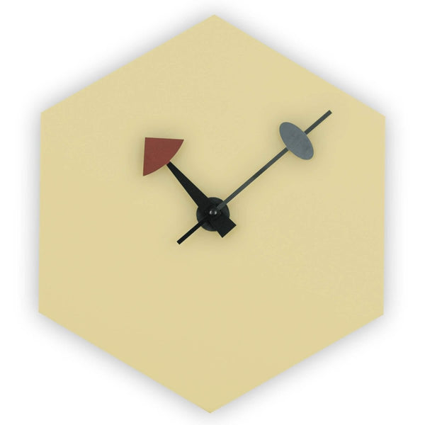 leisure mod Manchester Modern hexagon Silent Non-Ticking Wall Clock