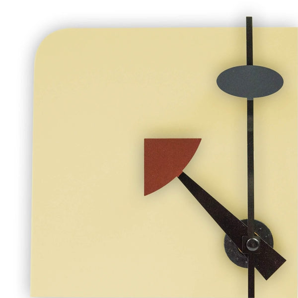 Leisure Mod Manchester Modern Square Silent Non-Ticking Wall Clock