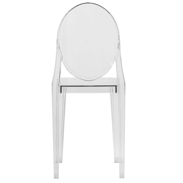 Leisure Mod Marion Modern Transparent Acrylic Dining Chair