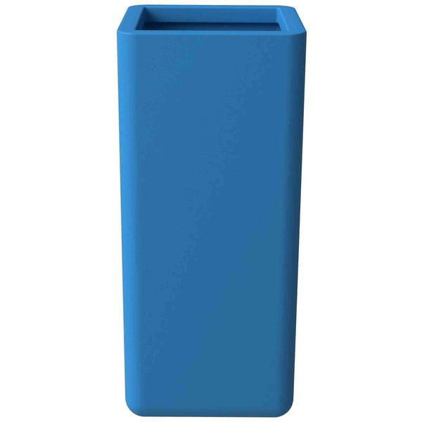 Leisure Mod Marquee Fiberstone And MGO Clay Square Planter Pot For Indoor And Outdoor