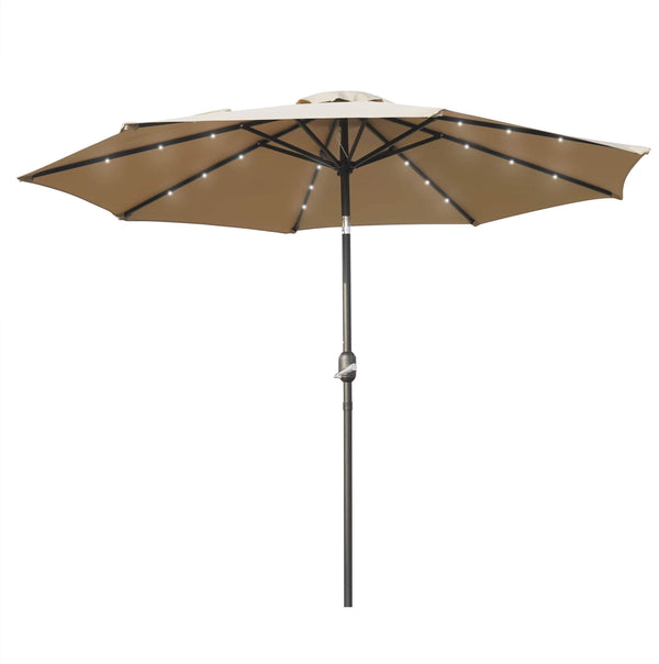 leisure mod Sierra Outdoor Patio Umbrella with Base