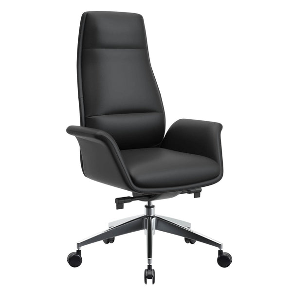 leisure mod Summit High-Back Conference Office Chair with Aluminum Frame leisure mod Summit High-Back Conference Office Chair with Aluminum Frame