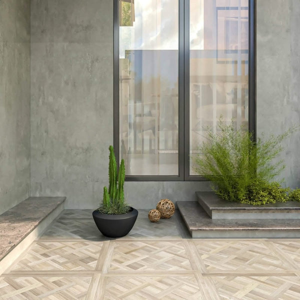 Leisure Mod Vessel Fiberstone And MGO Clay Mid-Century Modern Round Planter Pot For Indoor And Outdoor Home