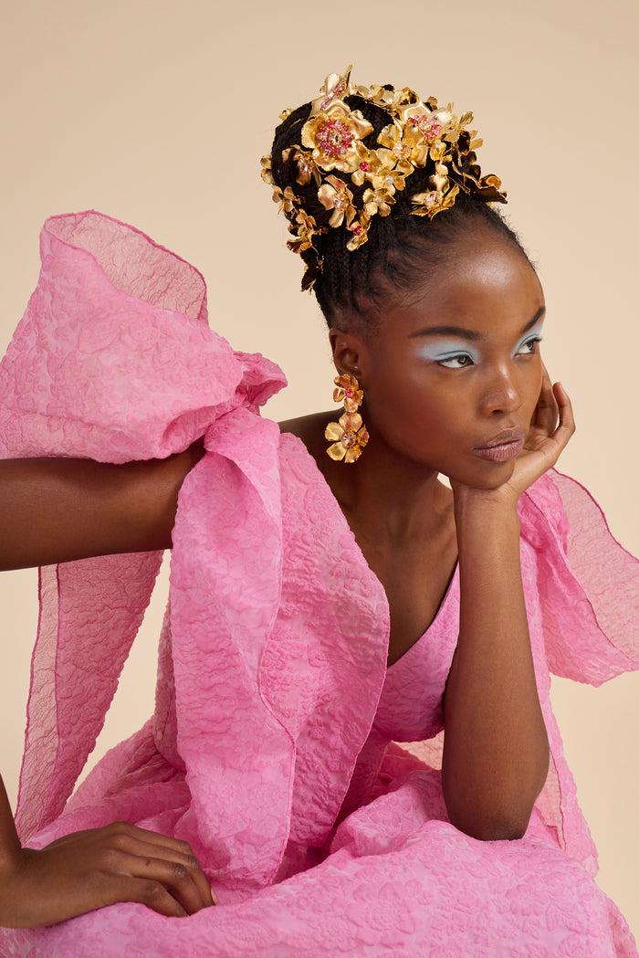 Lelet Ny Eden Spectrum Crystal Combs Set Of 3 Pink Multi