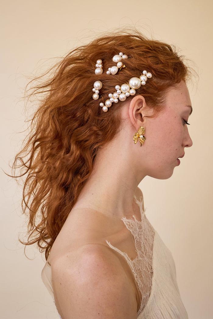 Lelet Ny Allison Pearl Clip Set Of 3