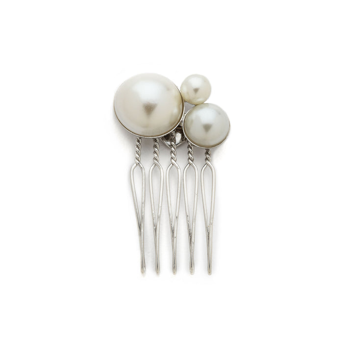 lelet ny Allison Pearl Comb 14K GOLD