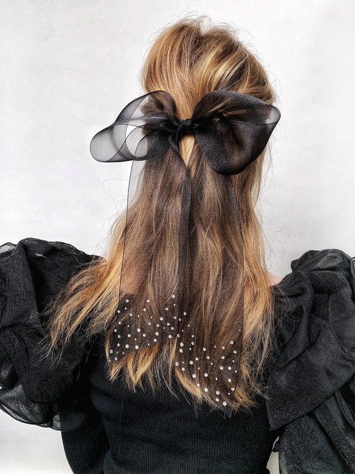Lelet Ny Amy Crystal Bow Black