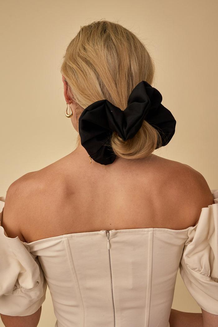Lelet Ny Annika Oversized Scrunchie Black
