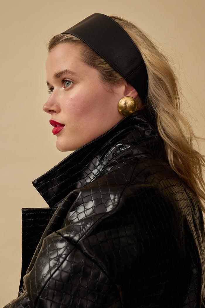 Lelet Ny Annika Wide Leather Headwrap