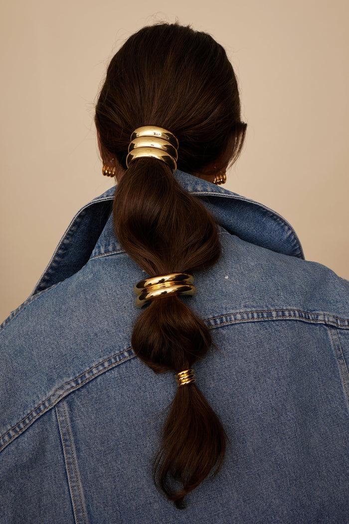 Lelet Ny Anya Mini Pony Cuff 14k Gold Plate