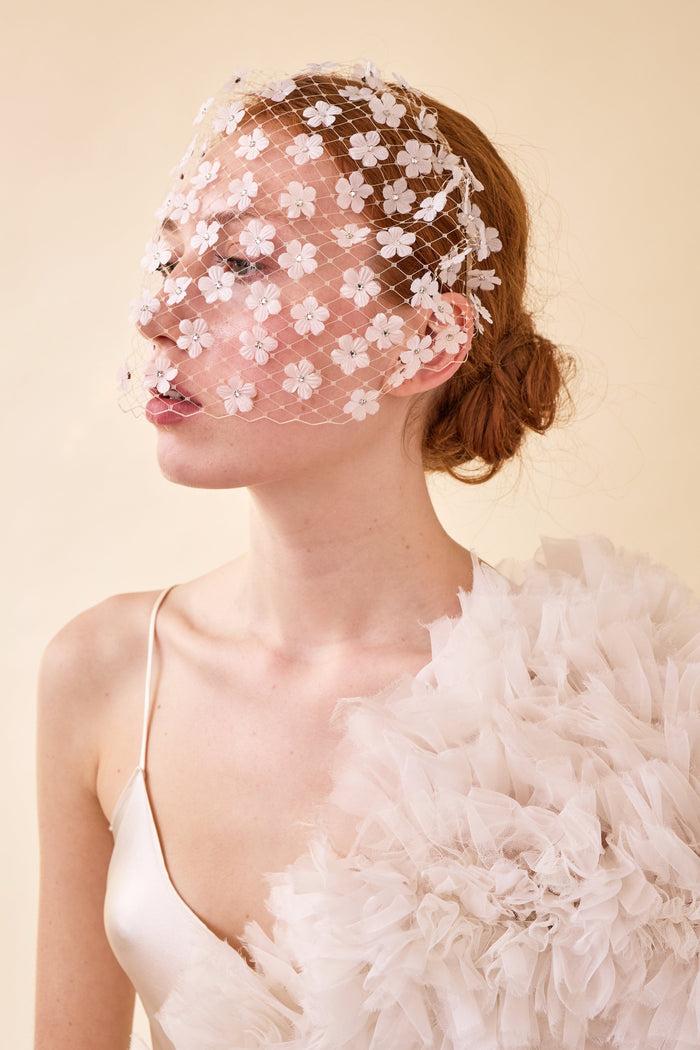 Lelet Ny Claire Floral Blusher Veil