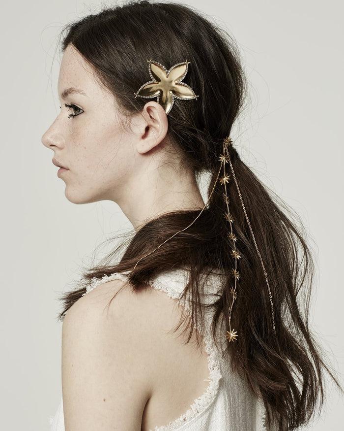 Lelet Ny Coco Crystal And Pearl Tassel Bobbi
