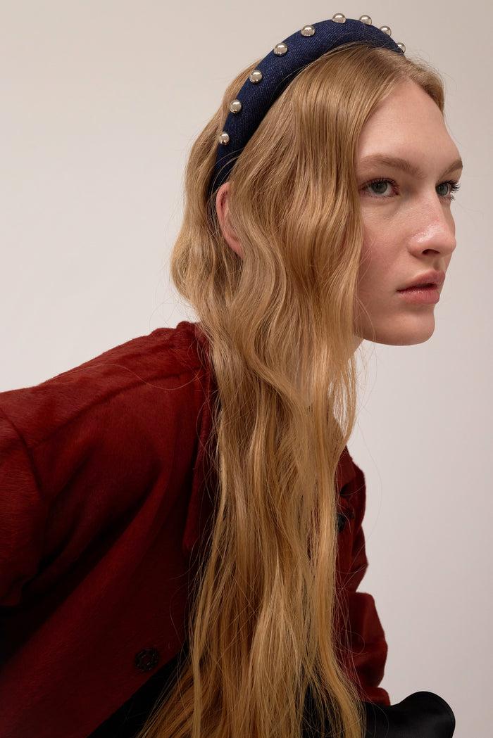 Lelet Ny Dakota Denim Studded Headband