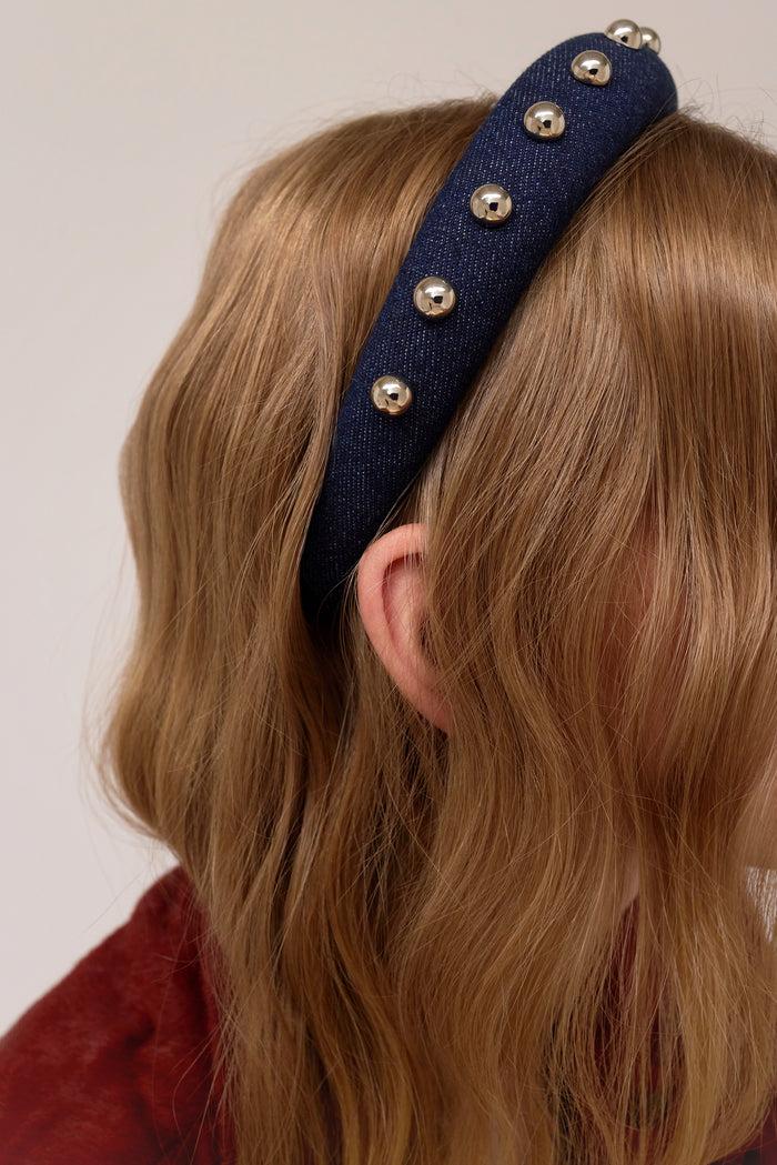 Lelet Ny Dakota Denim Studded Headband