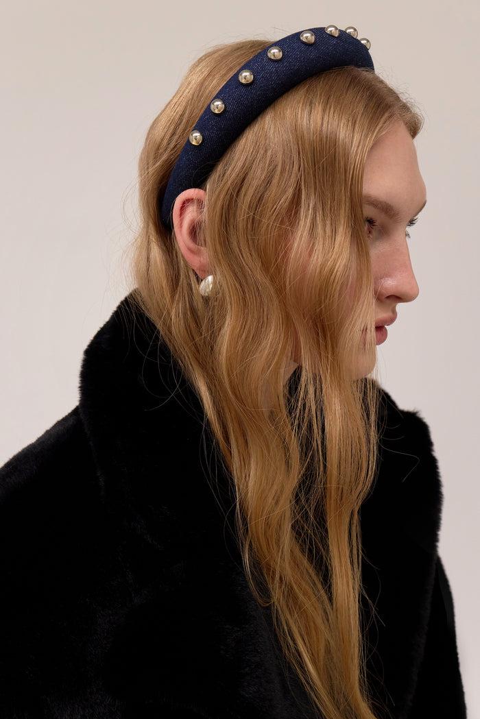 Lelet Ny Dakota Denim Studded Headband