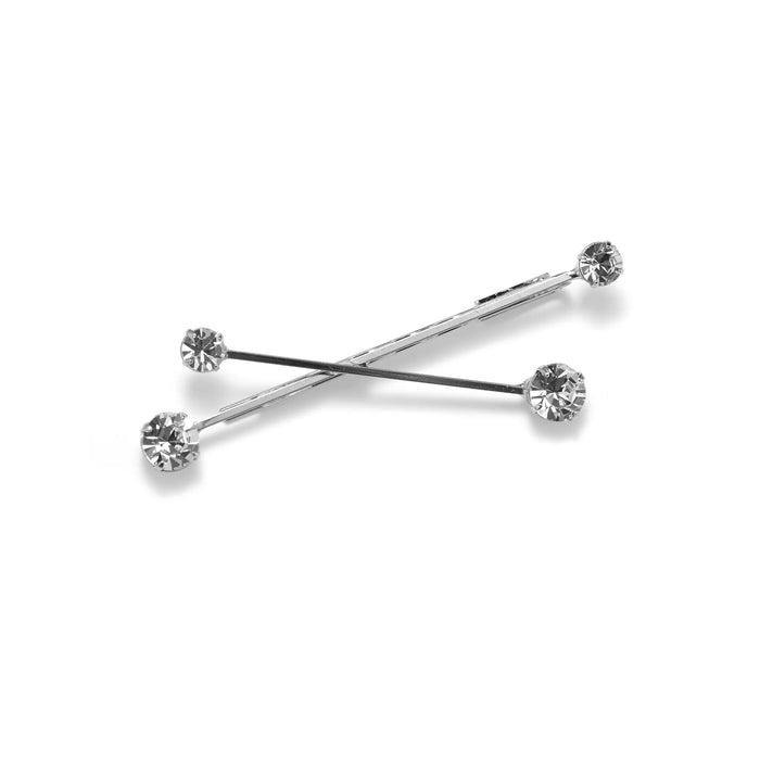 Lelet Ny Dash Dot Crystal Bobbi 14K GOLD PLATE