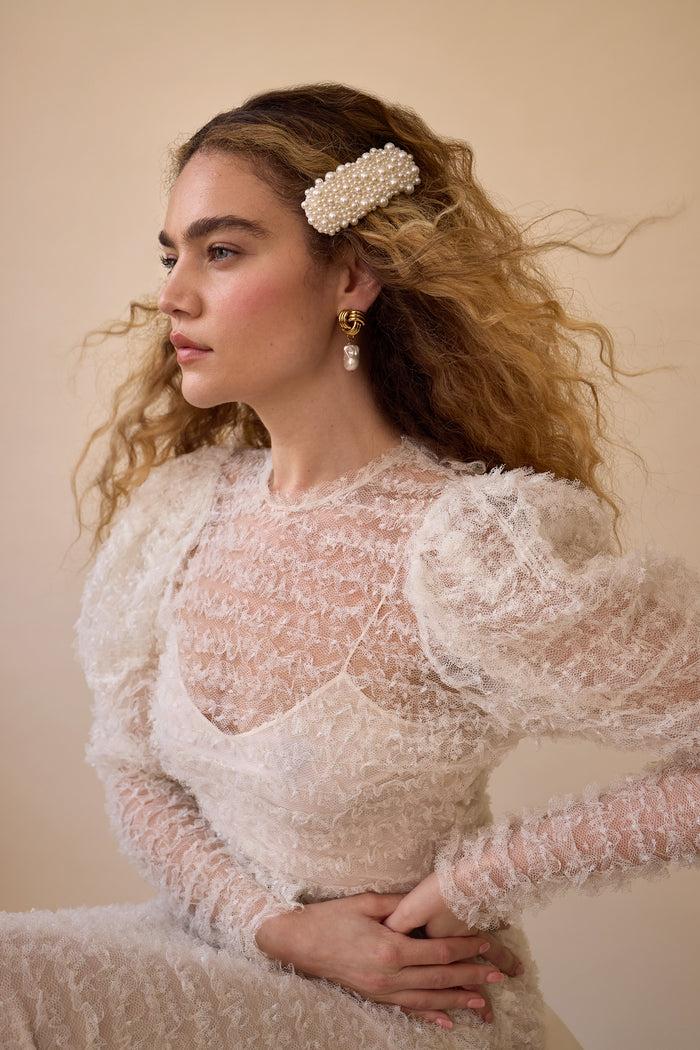 Lelet Ny Drea Knot Freshwater Pearl Drop Earrings