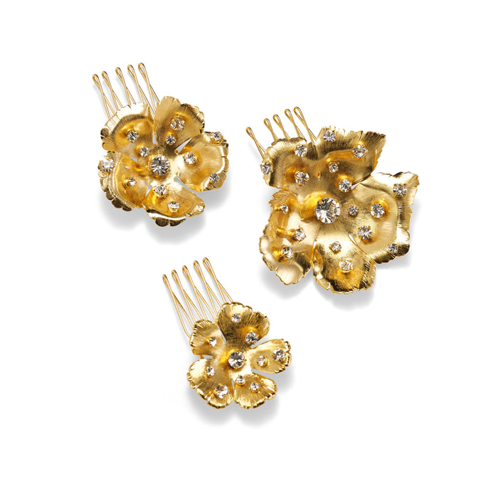 lelet ny Eden Crystal Comb Set of 3