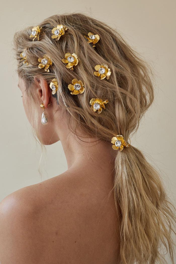 Lelet Ny Eden Floral Crystal Clip Set