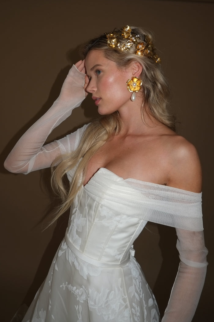 Lelet Ny Eden Pearl Tear Drop Earrings