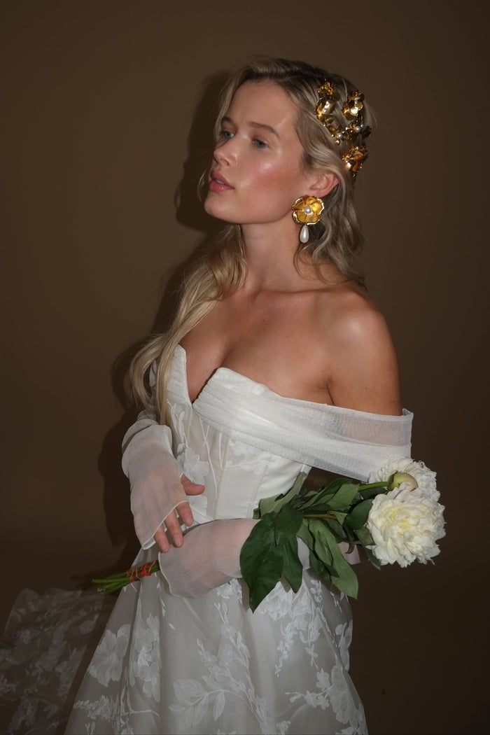 Lelet Ny Eden Pearl Tear Drop Earrings