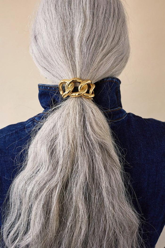 Lelet Ny Elena Chain Pony Cuff 14K Gold Plate