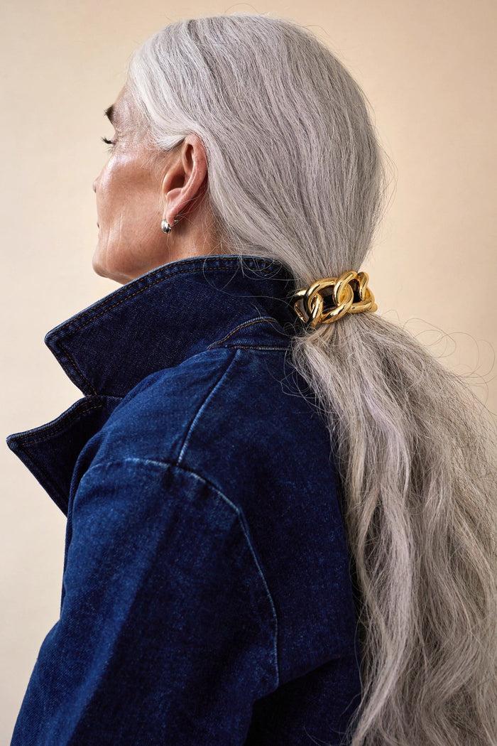 Lelet Ny Elena Chain Pony Cuff 14K Gold Plate