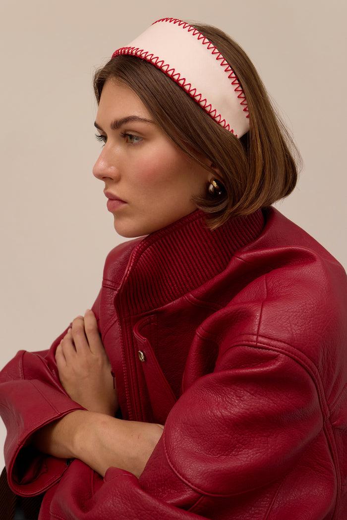 Lelet Ny Erin Whipstitch Headband Black