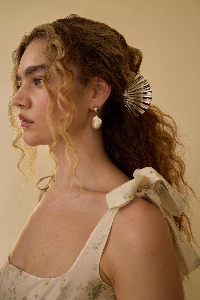 Lelet Ny Freshwater Pearl Drop Earrings 14K GOLD