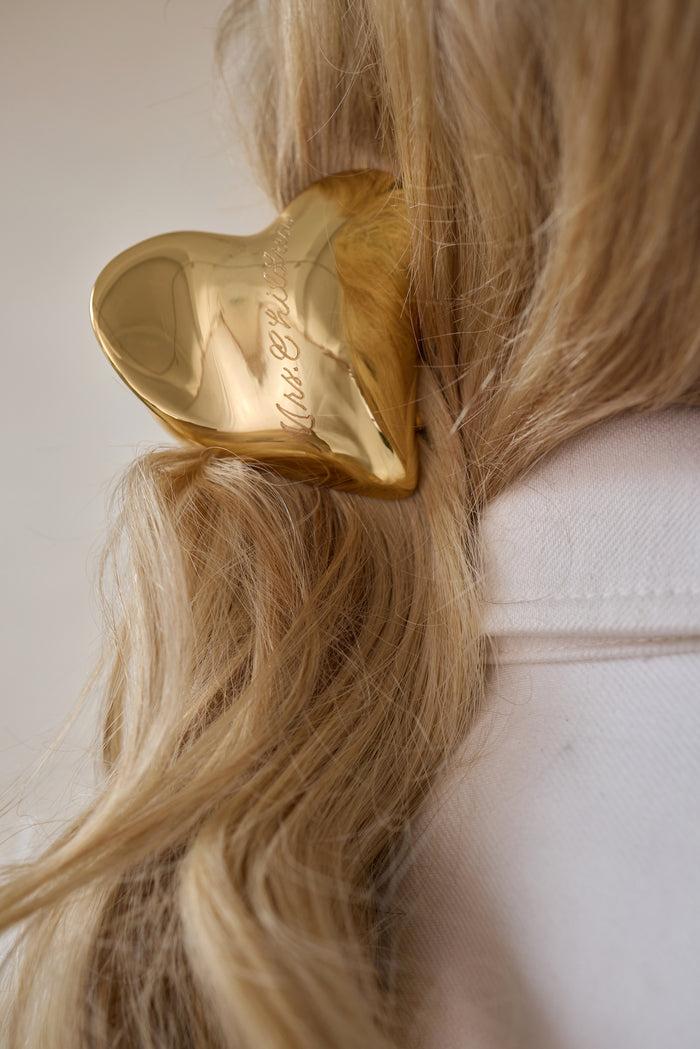 Lelet Ny Gigi Heart Metal Mega Claw Clip