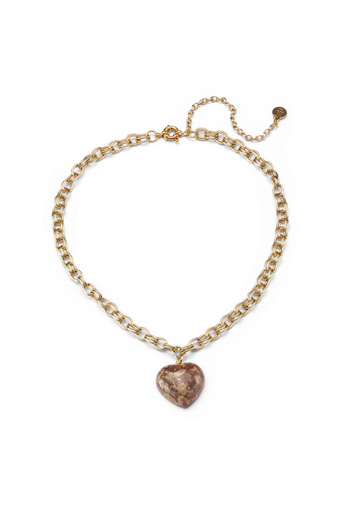 lelet ny Gigi Heart Necklace