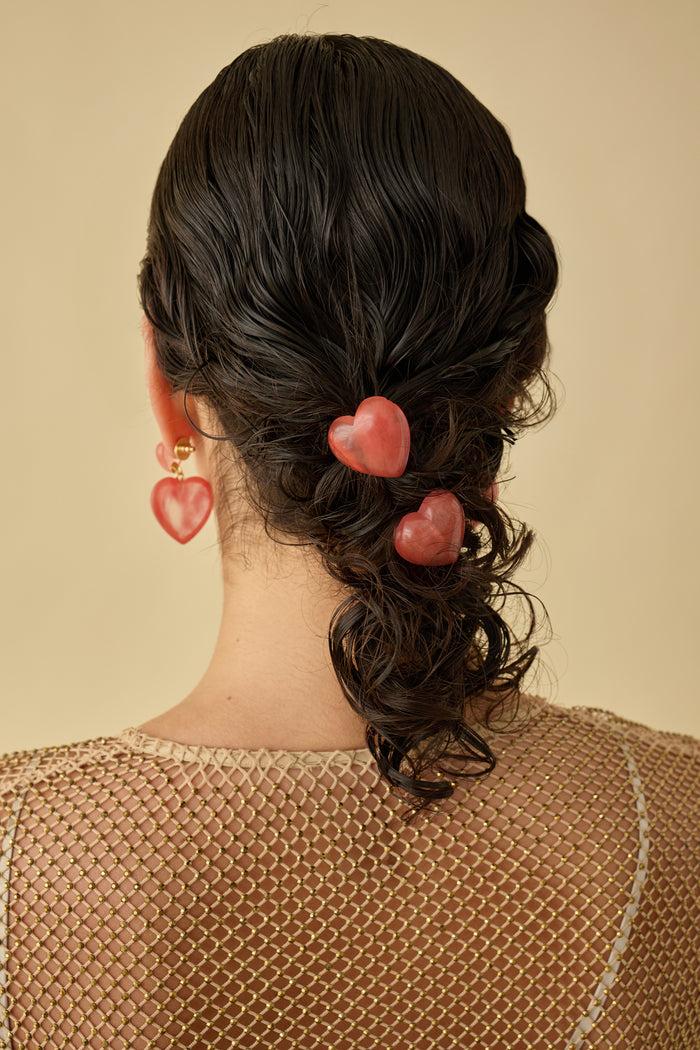 Lelet Ny Gigi Mini Heart Ponytail Holder