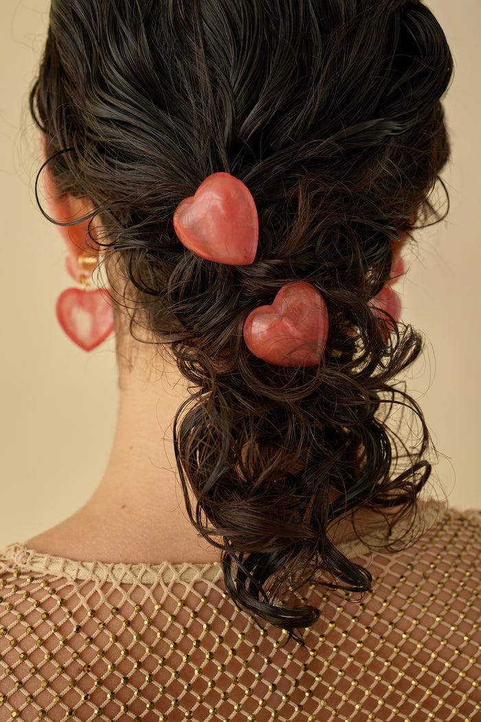 Lelet Ny Gigi Mini Heart Ponytail Holder