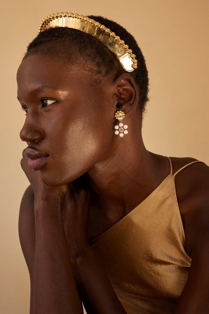 Lelet Ny Glossy Ballchain Wide Headband