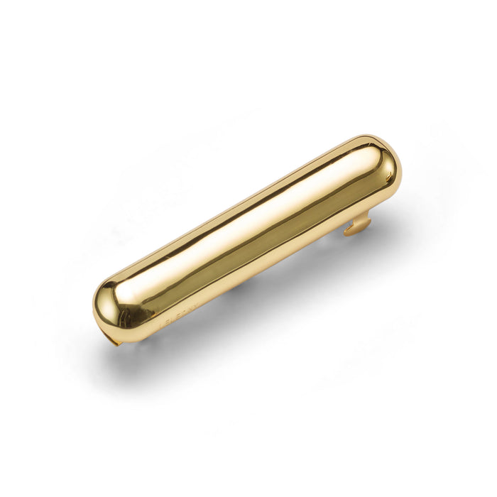 lelet ny Glossy Bar Barrette 14K Gold Plate