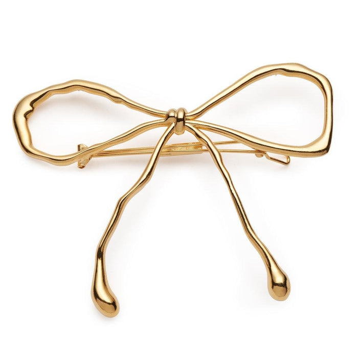 lelet ny Glossy Bow Barrette